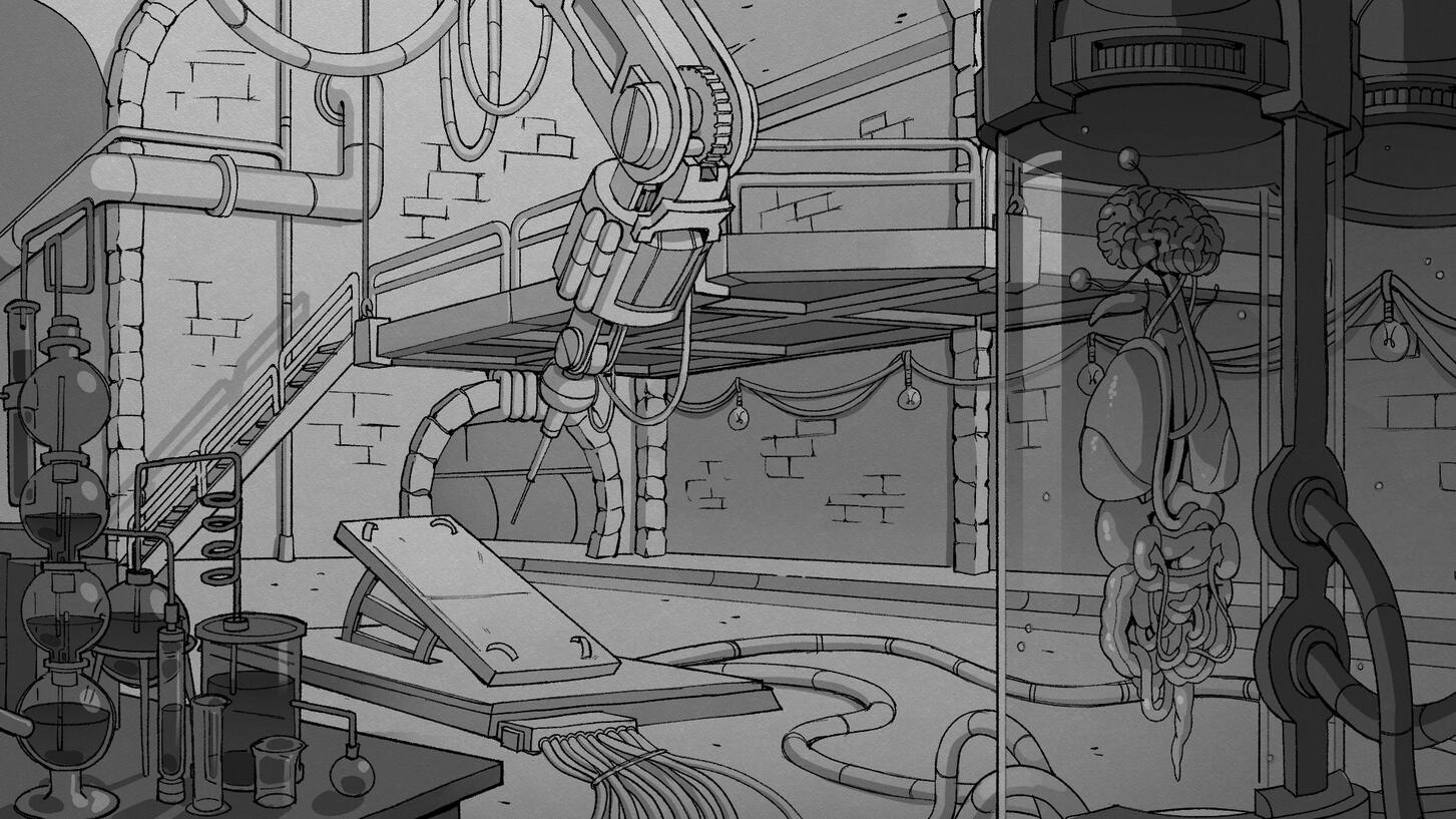 Mad science lab layout