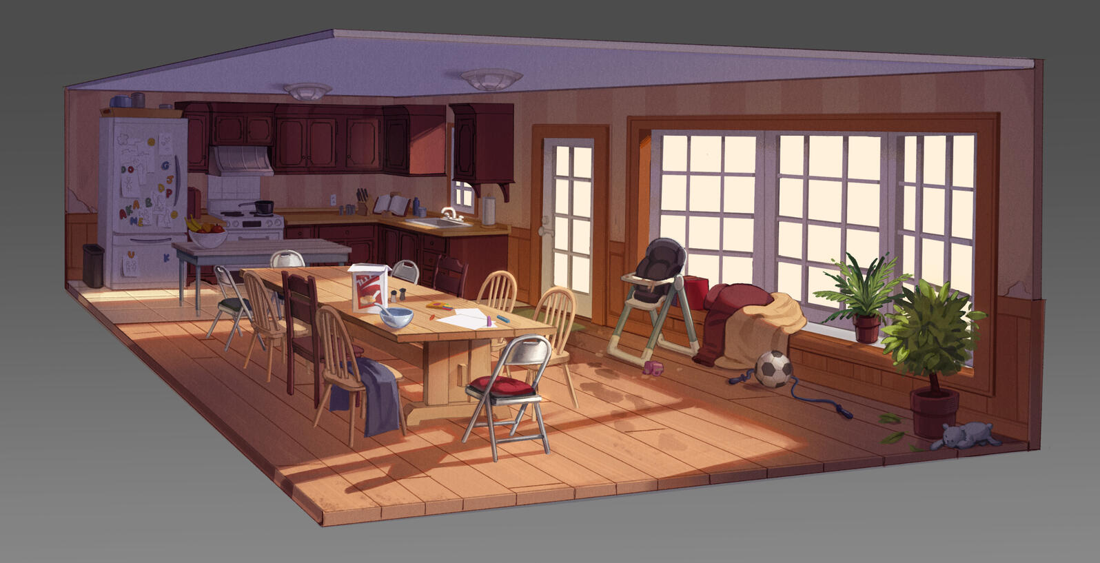 [Monster Orphanage] Orphanage kitchen