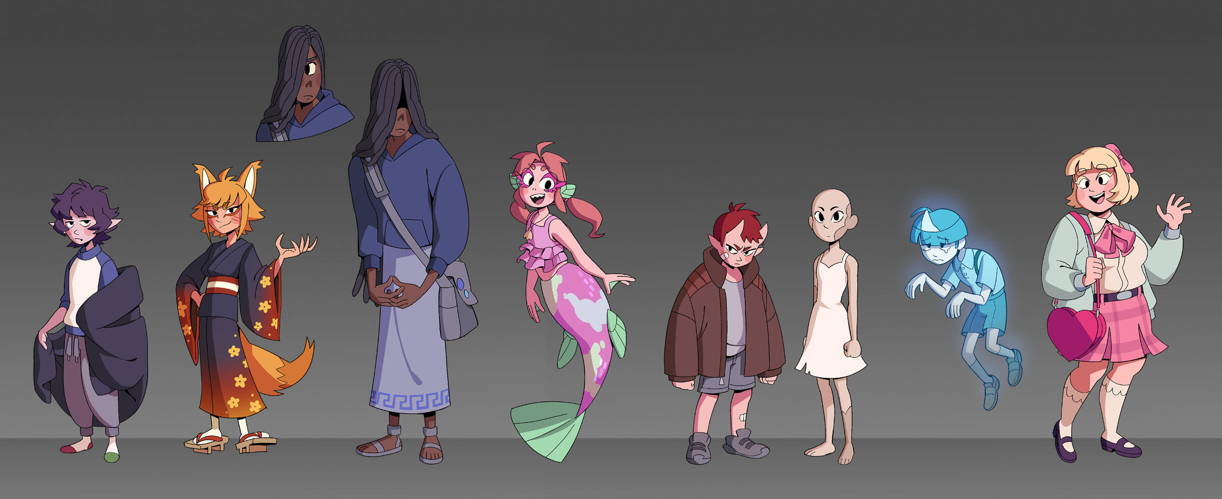 [Monster Orphanage] Character lineup